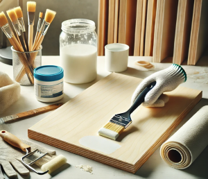 Verniciare pannello multistrato